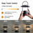 FANHAO Portable LED Modern Table Lamp, 1-Light, Desk Lighting, Touch Control, USB Charging Port