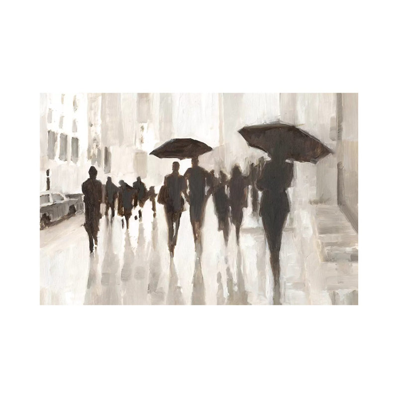 Clearing Rain by Ethan Harper - Wrapped Canvas Painting, 20.32 cm H x 30.48 cm W
