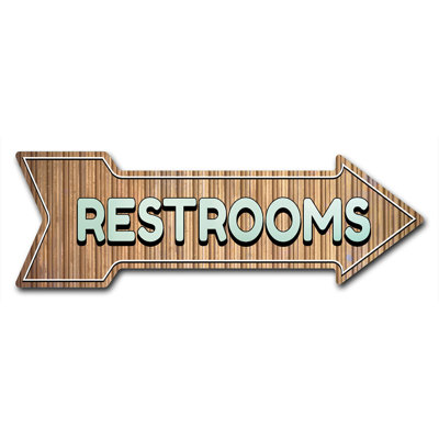 Enseigne de toilettes
