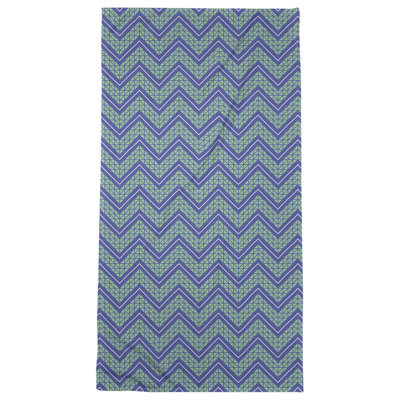 Serviette de bain à chevrons à la main classic Stephenie