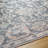 Vivir x Livabliss Eleni Slate Blue Machine Washable Area Rug-848391196