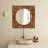 31.5” Square Reclaimed Wood Parquet Wall Mirror