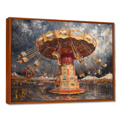 «Carousel Amusement Parks Adventure III - Décoration murale parcs d'attractions
