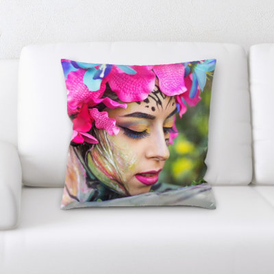 Microsuede Reversible Throw Pillow