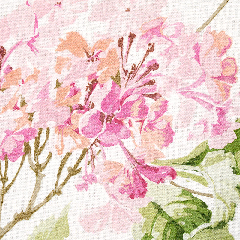 Tissu hortensia d'été, Rougir