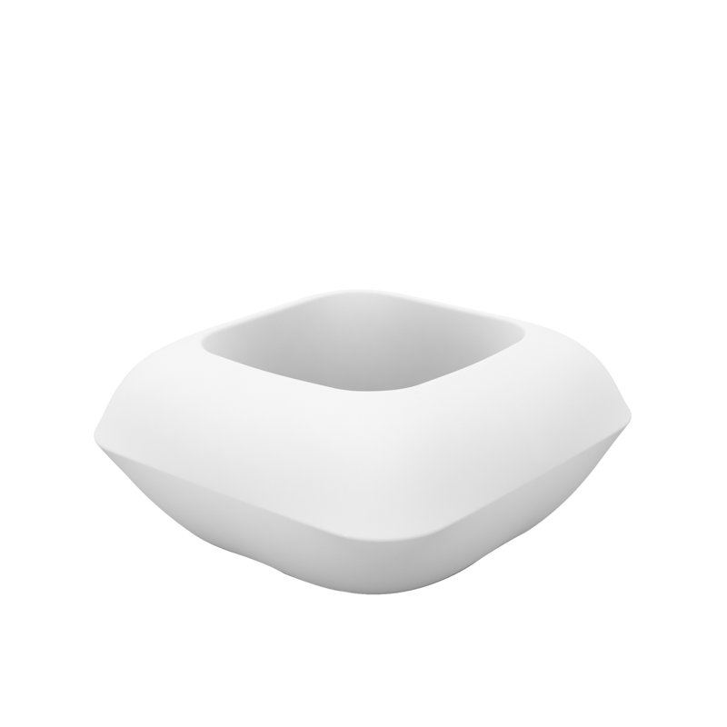 Pot à fleur en résine, Blanc