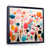 Black Floater Framed