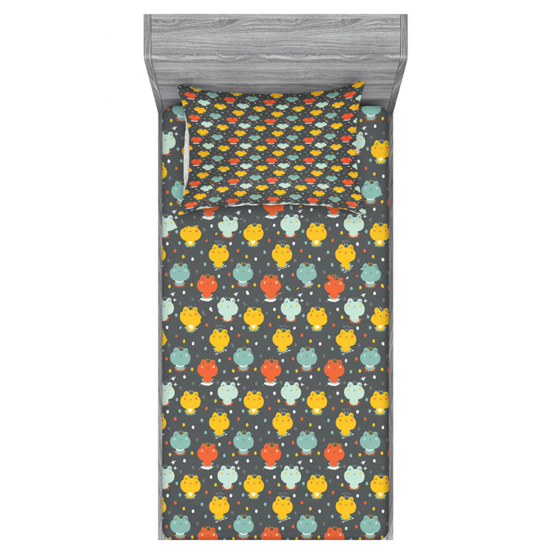 Microfiber Sheet Set, Twin Sheet Set with Fitted Sheet