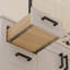 Meuble-lavabo simple 36 po avec plateau en quartz blanc Rooh-101808851-101808854