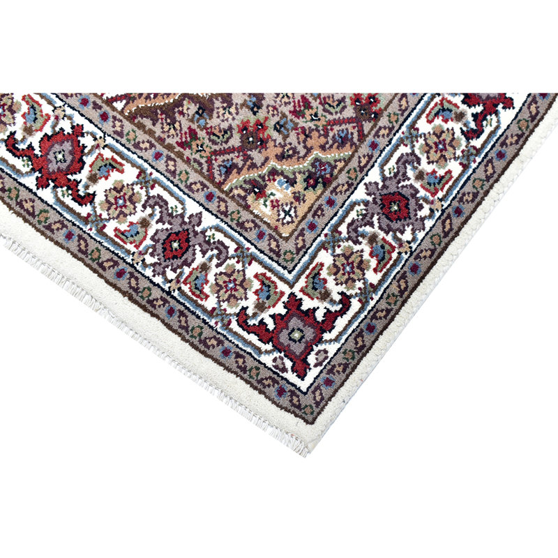 Wool Oriental Area Rug, Rectangle 4' x 6'