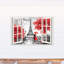 Art sur toile pour fenêtre paris Erika-544422937