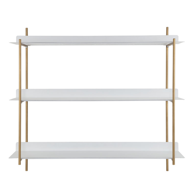 Tablette flottante 3 pièces Arlethe, Blanc