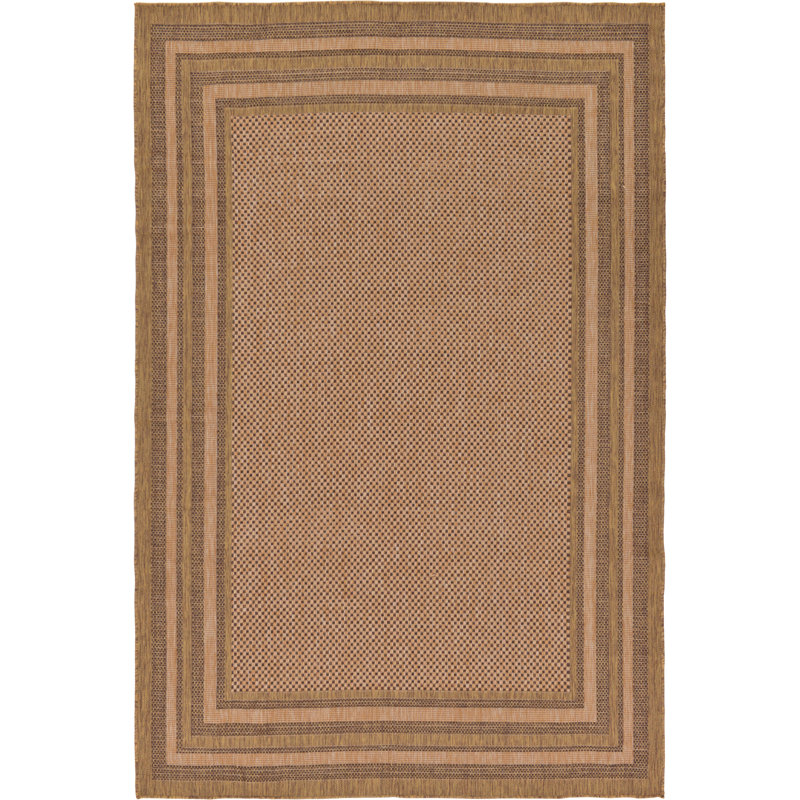Arieyanna Geometric Indoor / Outdoor Rug, Rectangle 2'2" x 3'