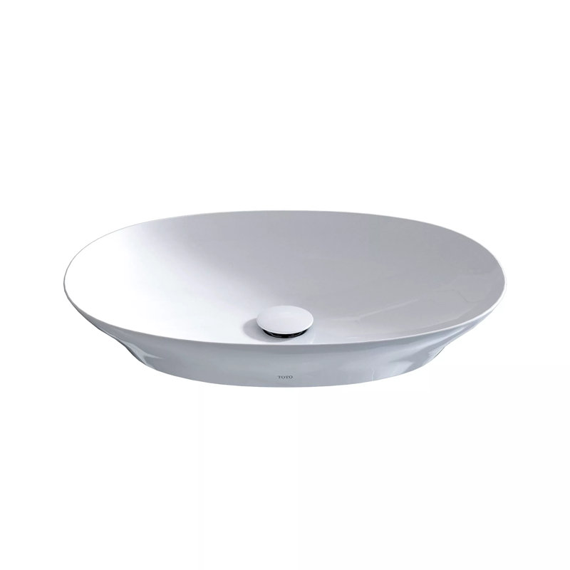 TOTO® Kiwami® Oval 24 Inch Vessel Bathroom Sink , Matte White, Matte White