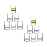 JoyJolt City Shot Glasses, 2oz.