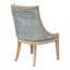 Chaise rembourrée avec garniture cloutée-1543091296