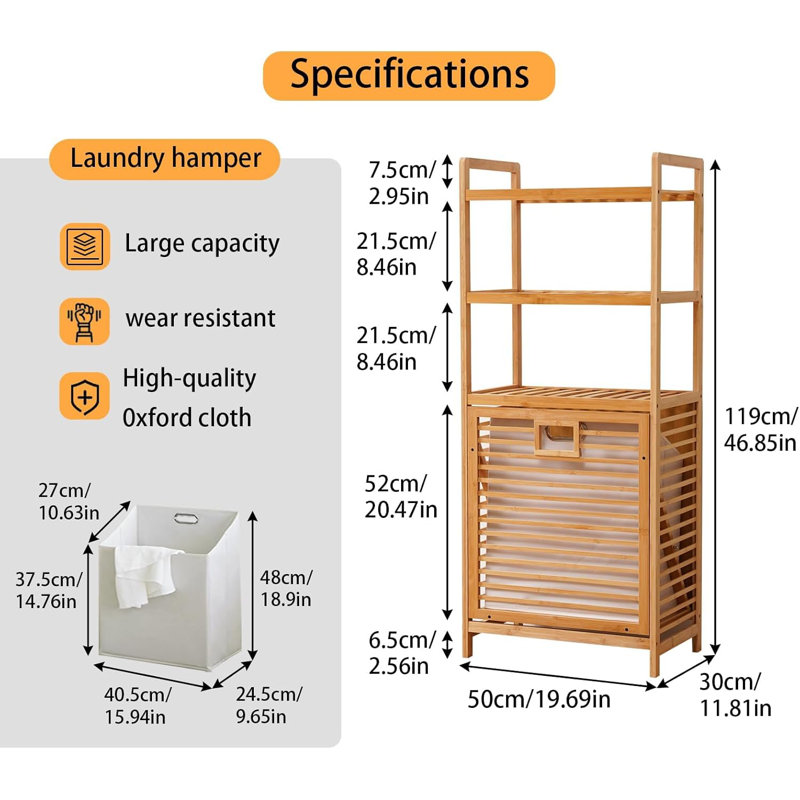 Bamboo Laundry Basket