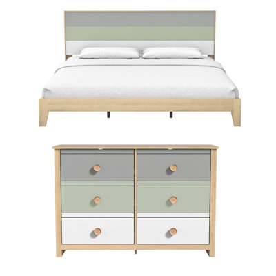 Patton Transitional 2 Piece Bedroom Set