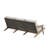 Saratoga Outdoor Teak Sofa In Pebble-123103140
