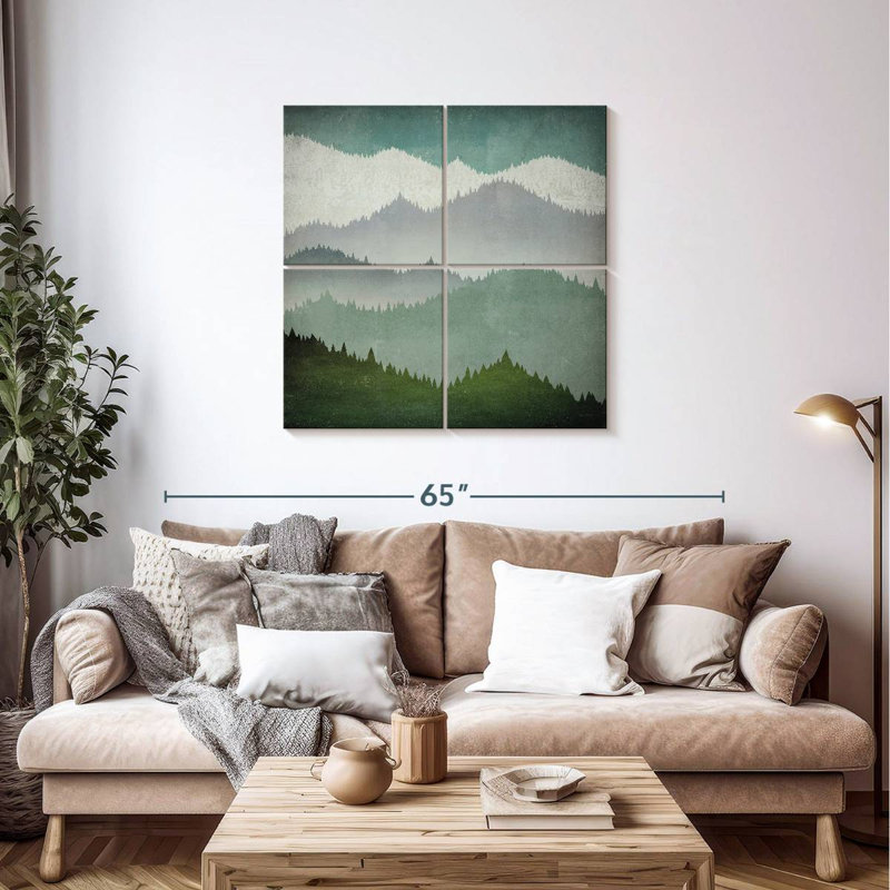 Forest's First Snow, 38" H x 38" W