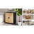Zeinah Bamboo Kitchen Accent Cabinet with 2 doors-105183346