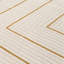 Carmel Modern Geometric Cream/Gold Area Rug-113735675
