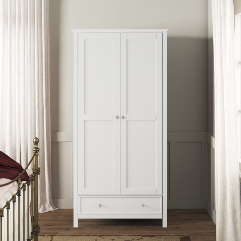Kaylynn 2 Door Manufactured Wood Wardrobe