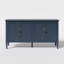 Buffet bleu 58,9 "- Buffet rétro avec tablettes réglables-576264510