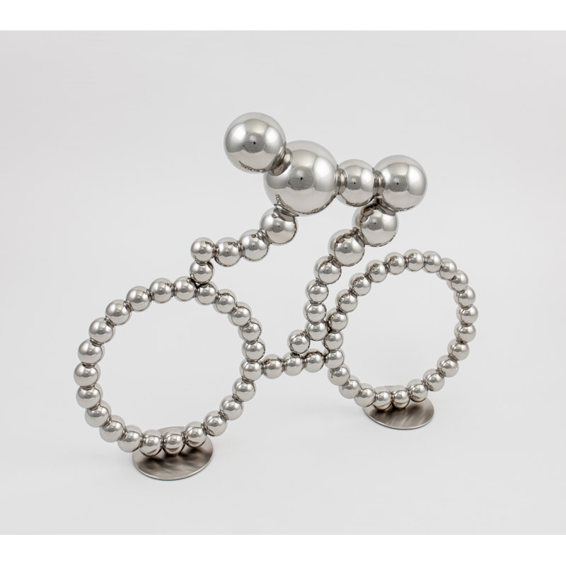 Sculpture "cyclist"