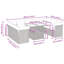 55cm Wide Patio Sofa with Cushions
