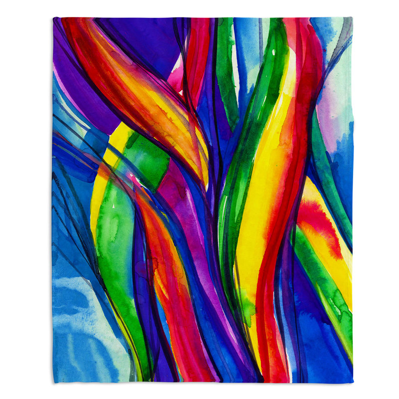 Sursherpa de couleur de la couverture douce de mer, l 51 po x L 60 po