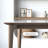 White Rectangular Sintered Stone tabletop with Solid wood Dining Table For Dining Room/Kitchen-245955139