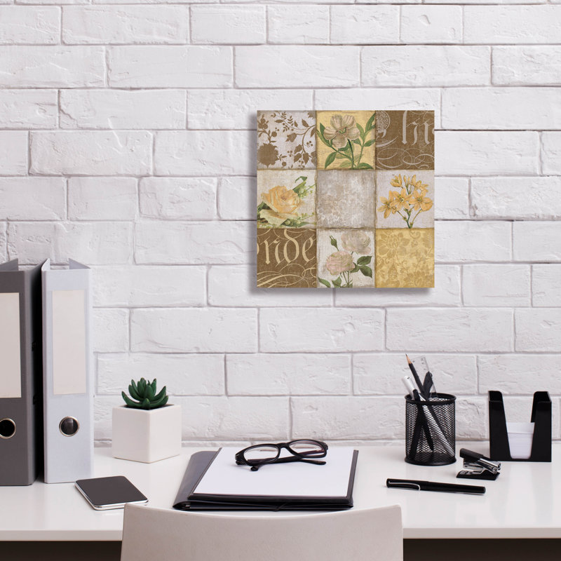 «Soft Lavender II» par NBL Studio, art mural en verre acrylique, H 12 po x l 12 po x P 0,75 po
