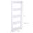 Lavish Home Slim Rolling Storage Cart - 5-Tier Utility Cart with Wheels for Bathroom, Kitchen, and Laundry Room - Bathroom Shelves