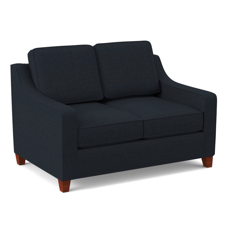 Clark 54" Square Arm Sofa Bed, BM Cherry, Antic Navy