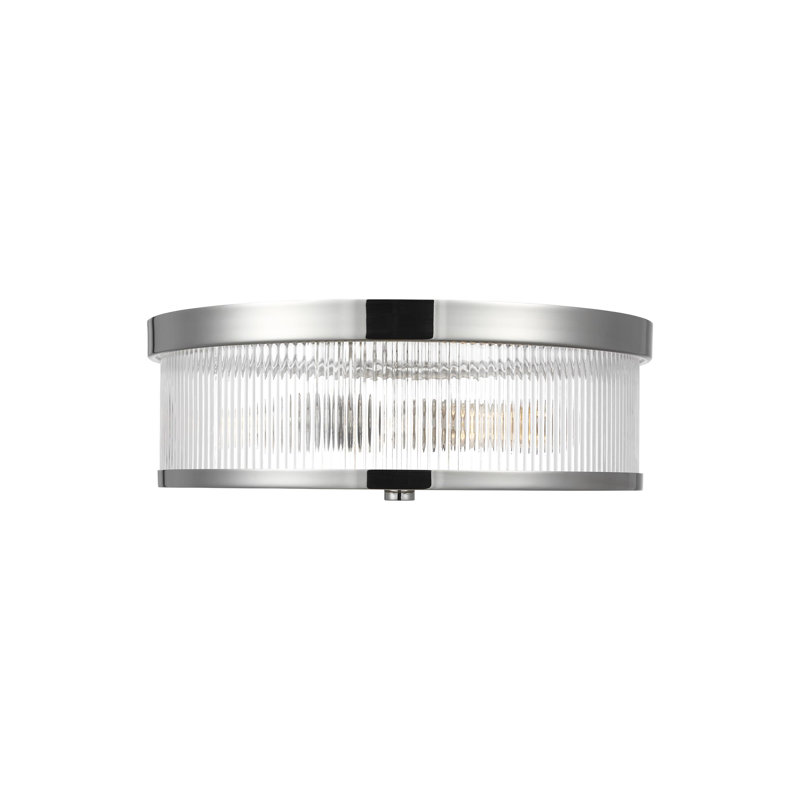 Geneva 2 - Light Flush Mount, Polished Nickel