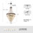 Maquisha 12-Light Dimmable Empire Chandelier