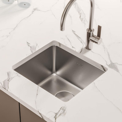 Ruvati Undermount Bar Prep Kitchen Sink 16 Gauge Stainless Steel Single Bowl