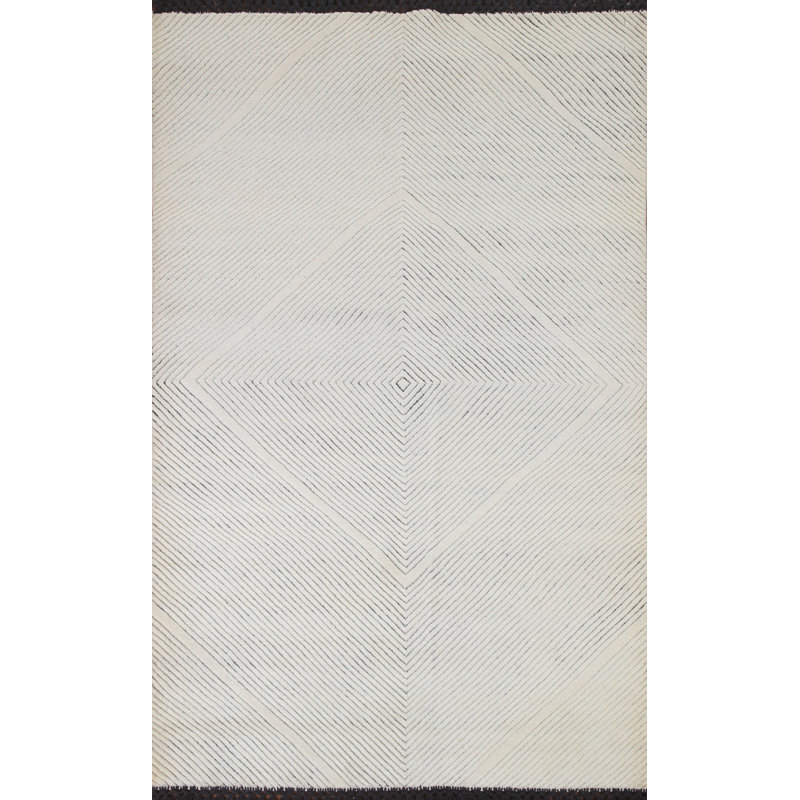 Tapis géométrique indien 5 x 8