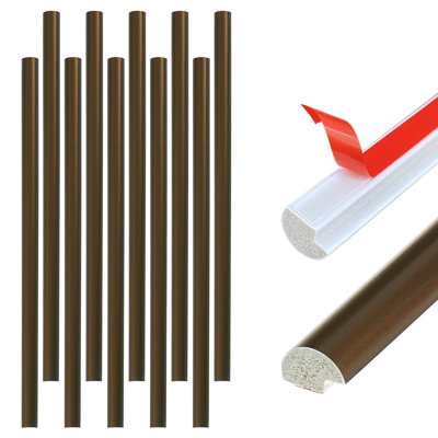 12'' L x 0.5'' W Peel and Stick Tile Trim 10 Pieces