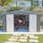 Outdoor Storage Shed With Lockable Double Doors-125847363-125847360