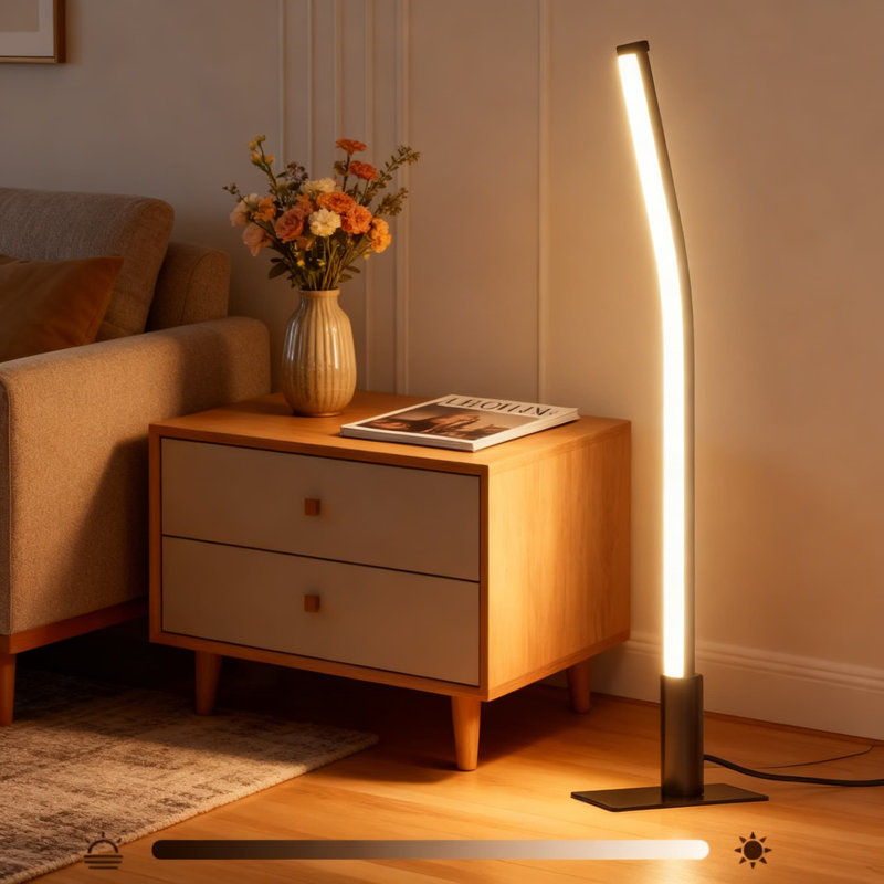 Ensemble de 2 lampes de table minces en métal Slim