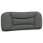 Coussin de tête de lit vidaXL gris foncé tissu Hvar 100 cm-195563289