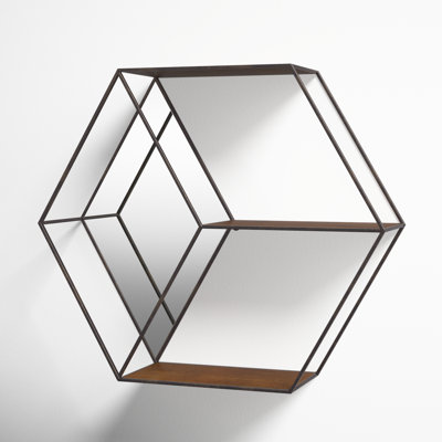 Janna 3 Piece Hexagon Accent Shelf