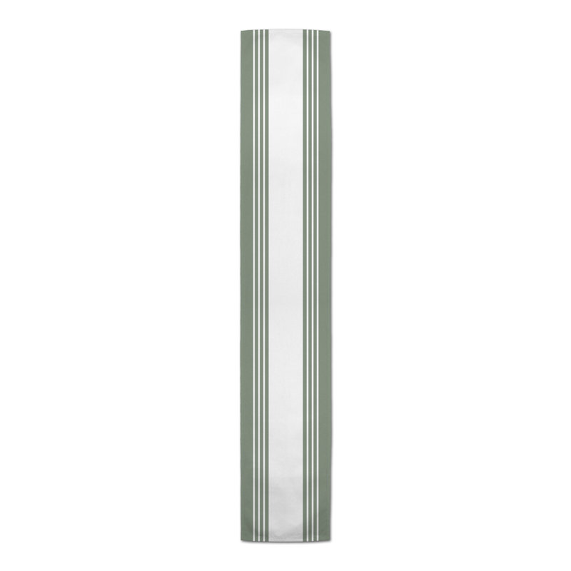 Chemin de table Breyana, P 16 po x L 72 po, Vert