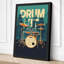 Urban Drum Kit Modern 1 Piece Wrapped Canvas Wall Art-457003197-457003170