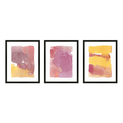 «Lucio Color Splash 5-7» par Jacques Pilon, impression sur papier encadrée 3 pièces
