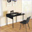 Tables de salle à manger | Mesa de Comedor | Table pliante industrielle à abattants, 2 à 4 places pour les petits espaces de cuisine | Noir