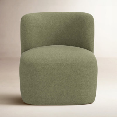 Fauteuil d'appoint pivotant rembourré Mariza