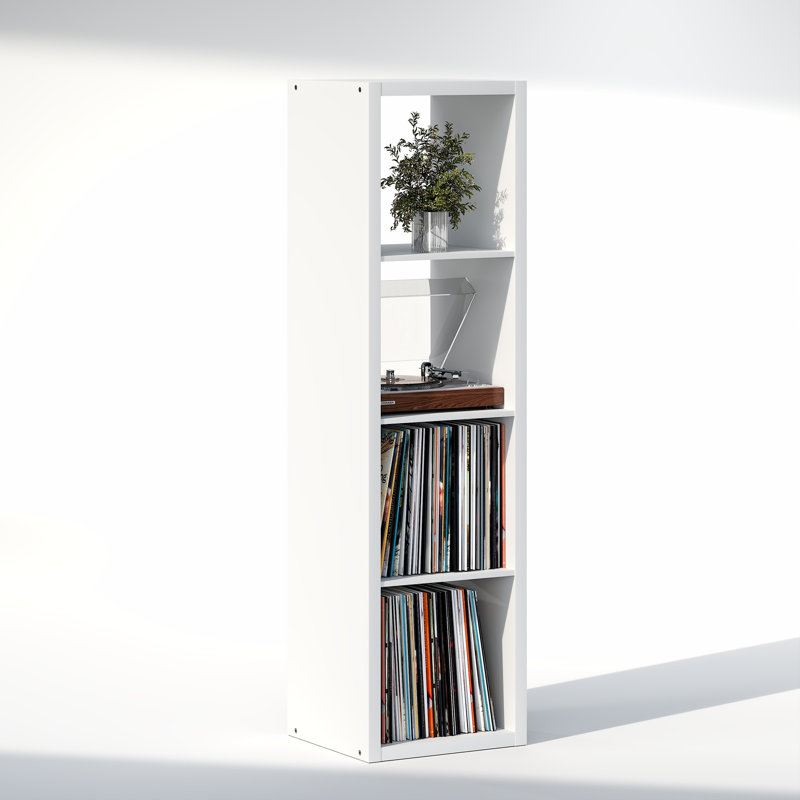 Tanvee 147.19cm H Media Shelves, White